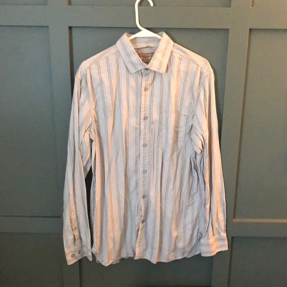 Banana republic gray heritage dress shirt 16-1/2